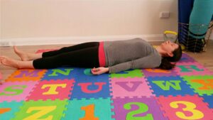 Corpse pose stretch